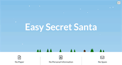 Desktop Screenshot of easysecretsanta.com