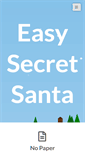 Mobile Screenshot of easysecretsanta.com